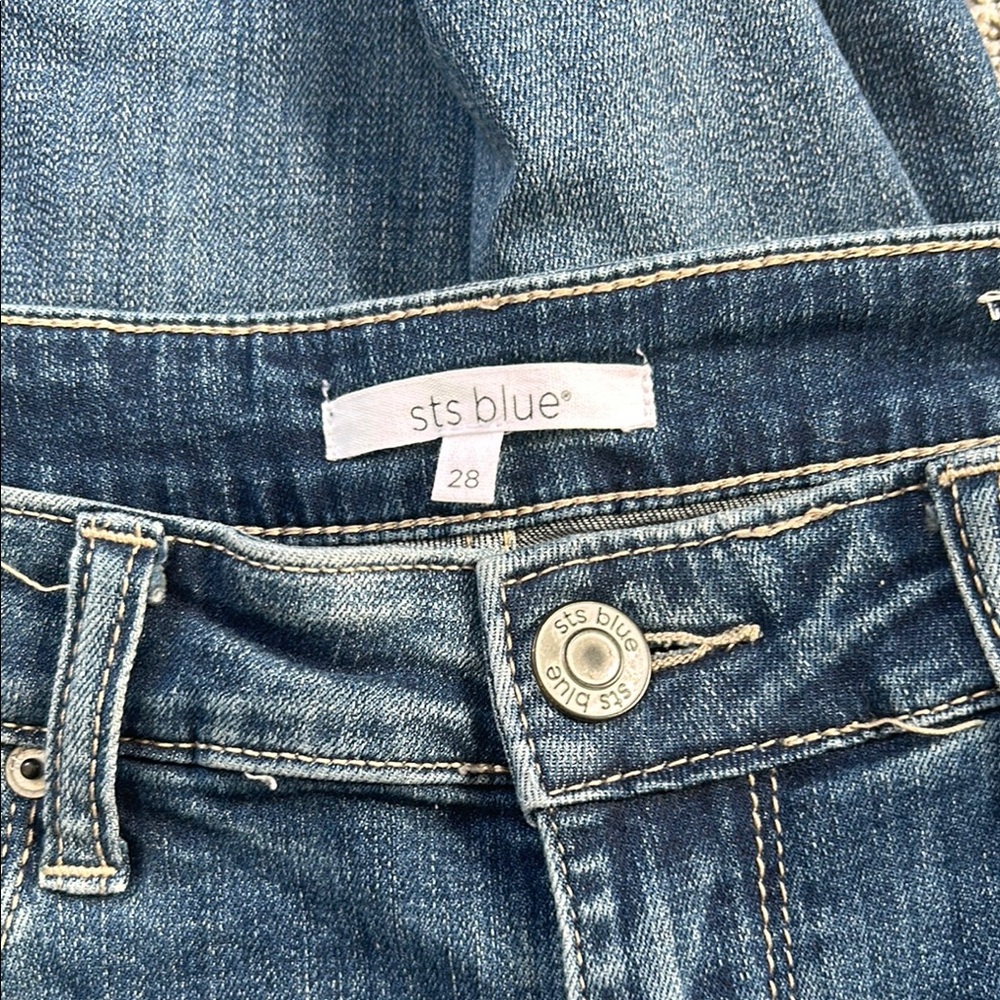 STS Blue Classic Medium-Wash Blue Jeans with Subtle Fading